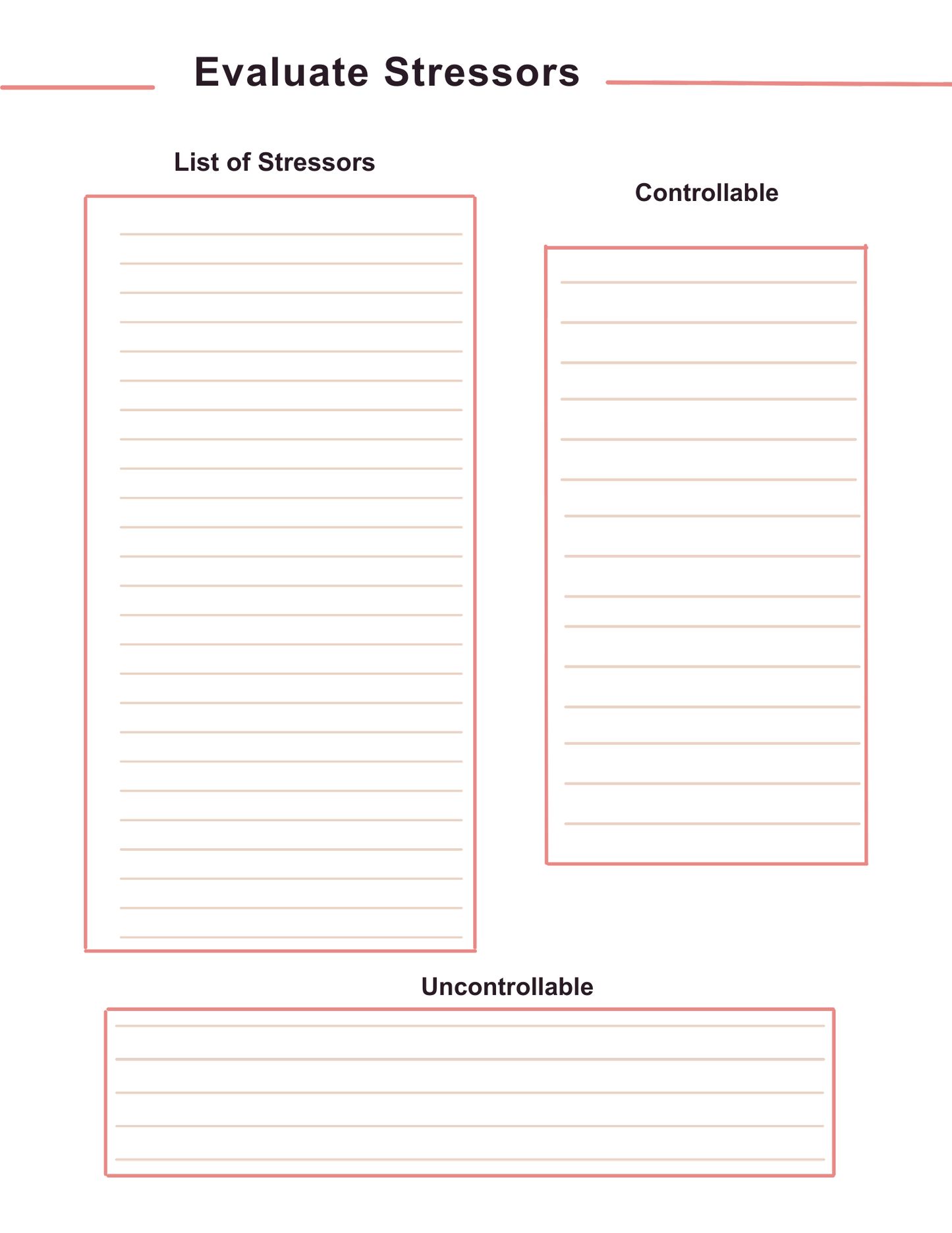Stress Processing Journal