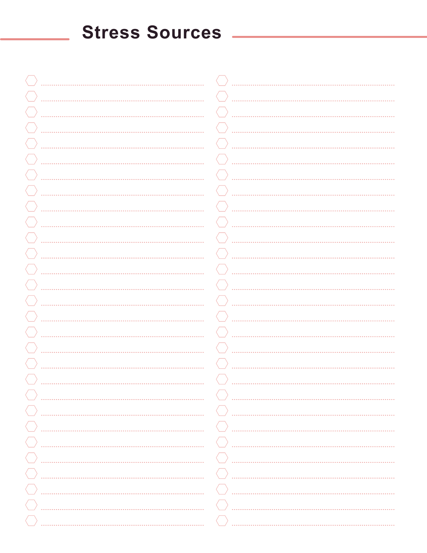 Stress Processing Journal
