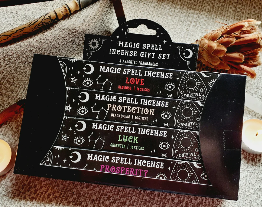 Magic Spell Incense ~ Love, Protection, Luck, Prosperity