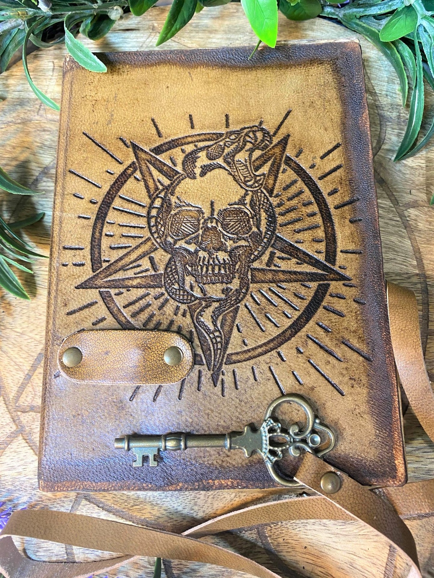Skull Snake Witch Journal