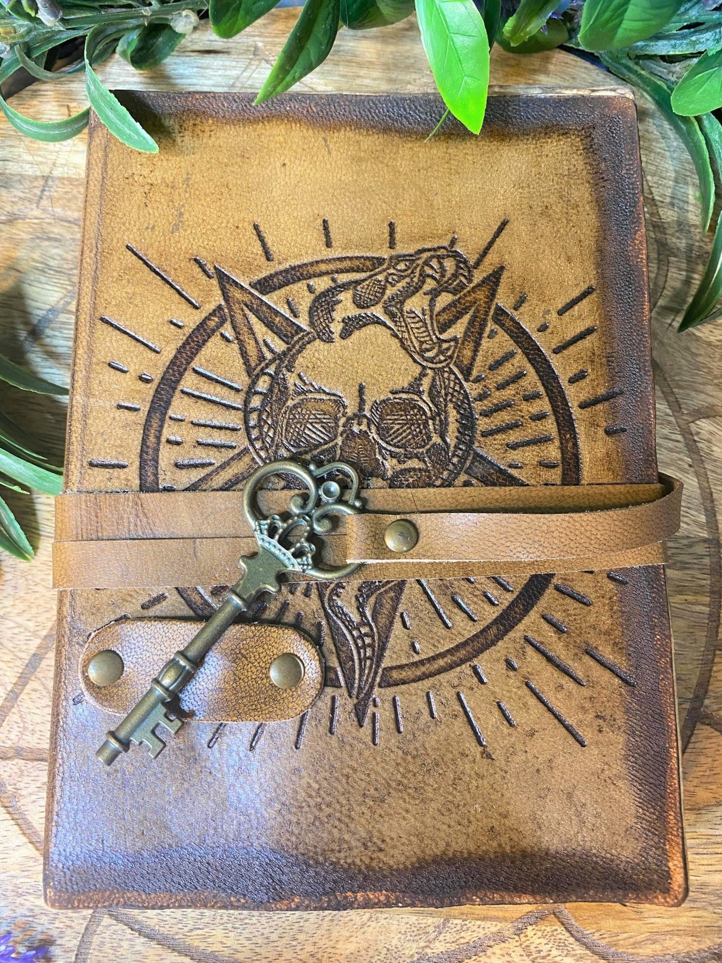 Skull Snake Witch Journal