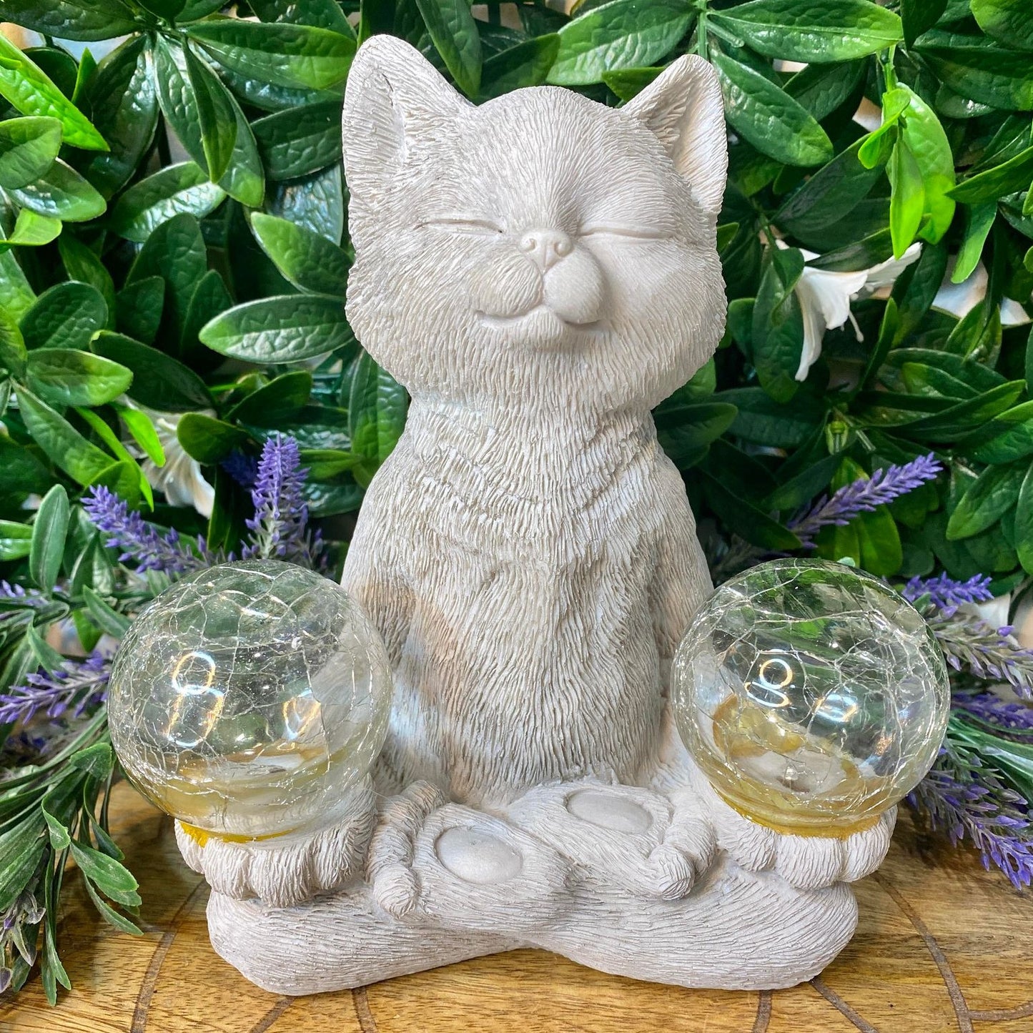 Yoga Cat Solar Light