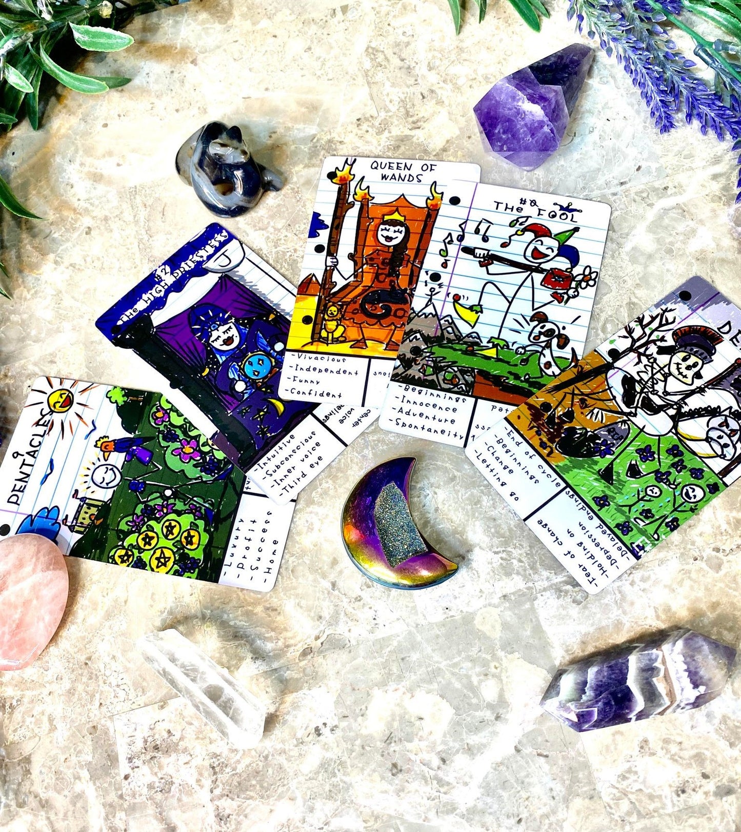 Doodle Tarot - Large or Mini