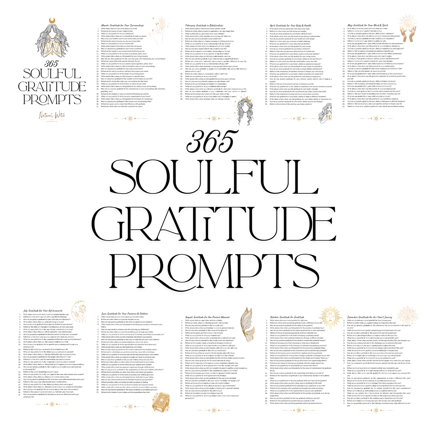 365 Soulful Gratitude Prompts