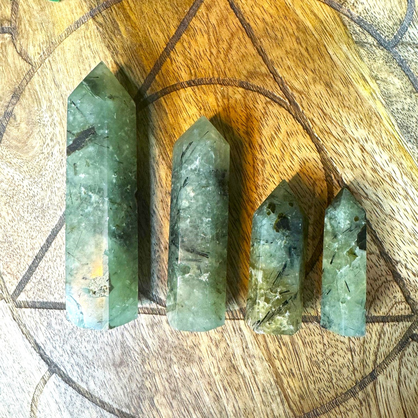Prehnite & Epidote Towers