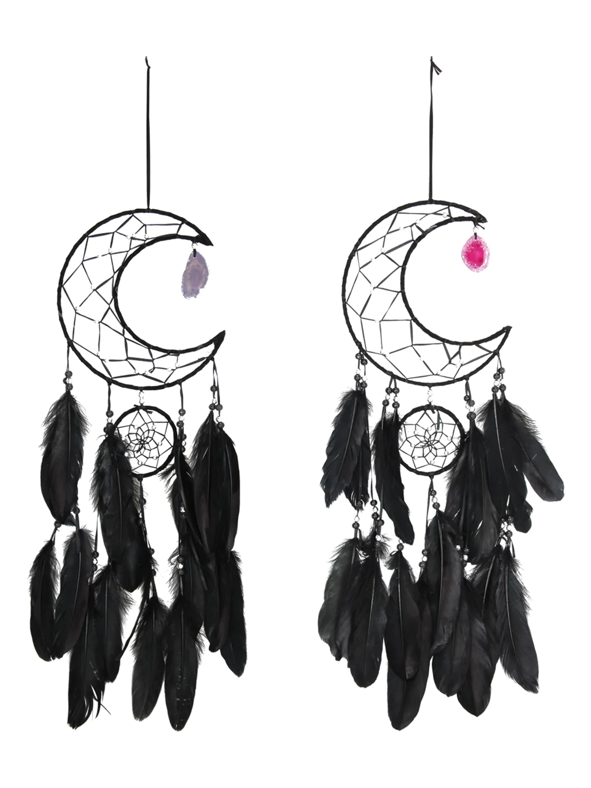 Agate Moon Dream Catcher