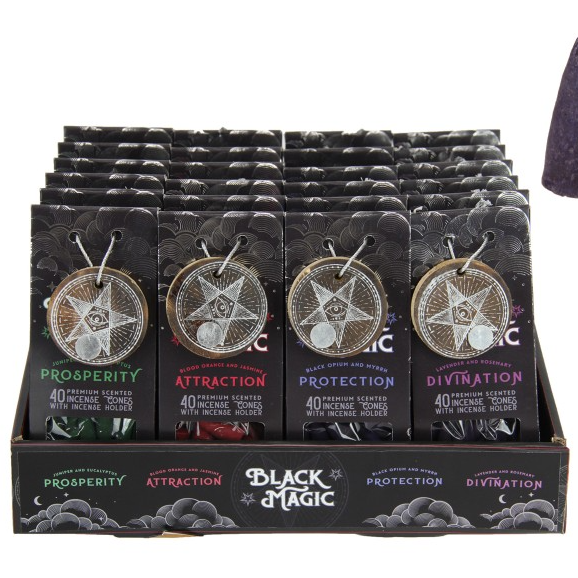 Black Magic Incense Cones