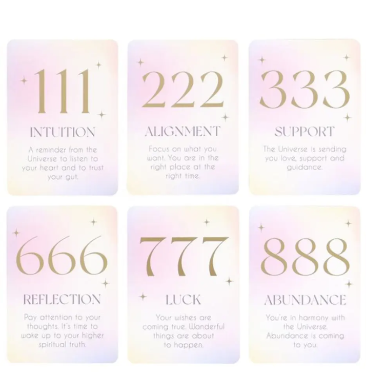 Angel Number Affirmation Cards