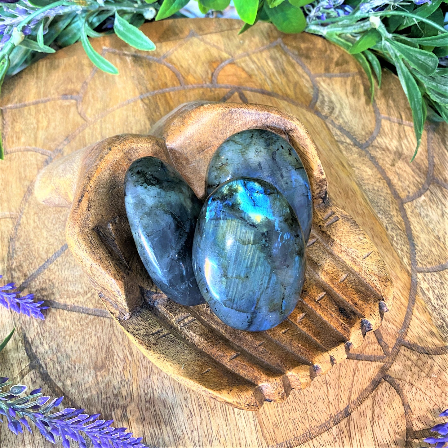 Labradorite Palmstones