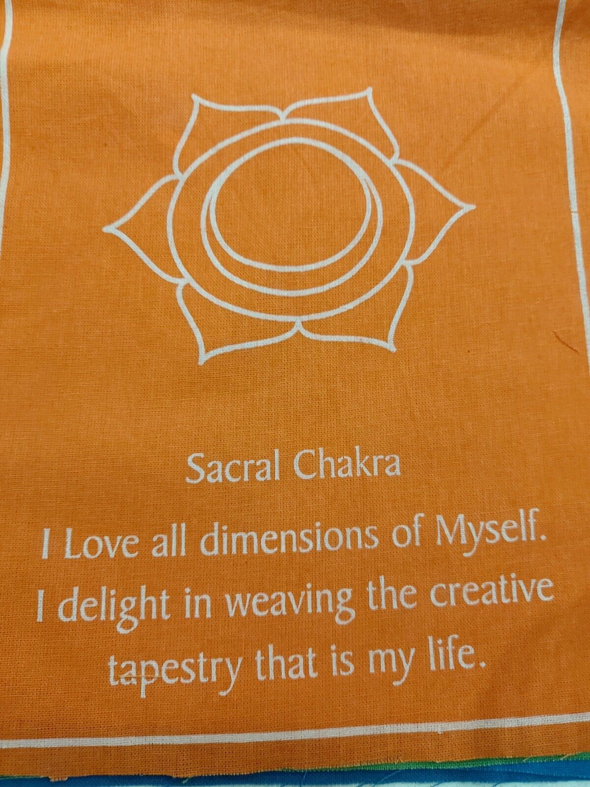 Chakra Affirmation Prayer Flags