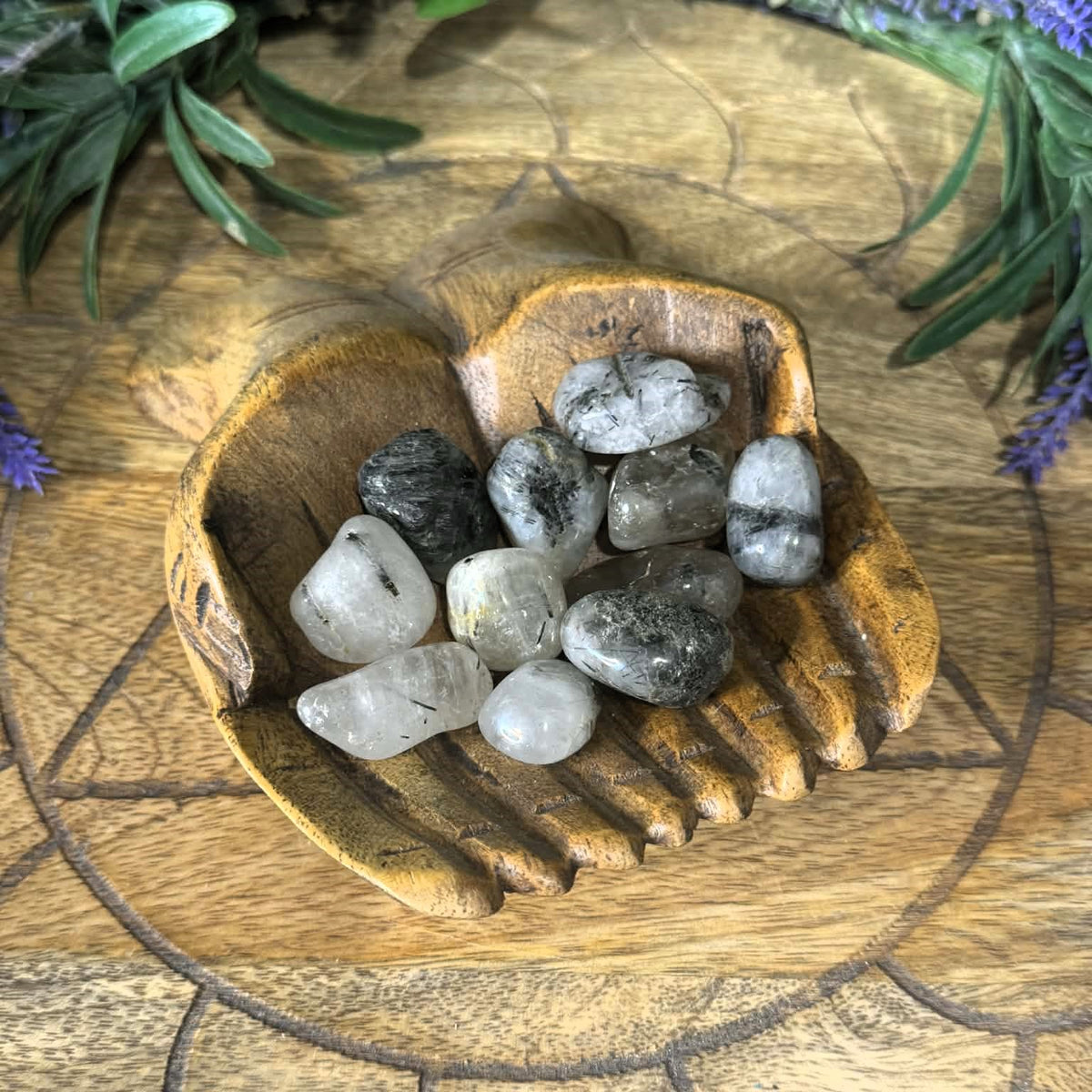 Tourmaline Quartz Tumbles