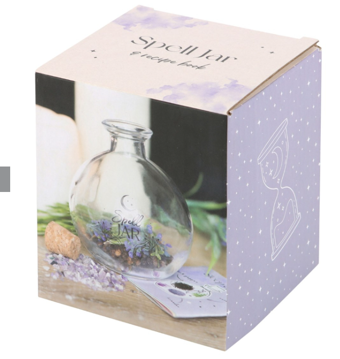 Magical Witchy Spell Jar with Recipe Book