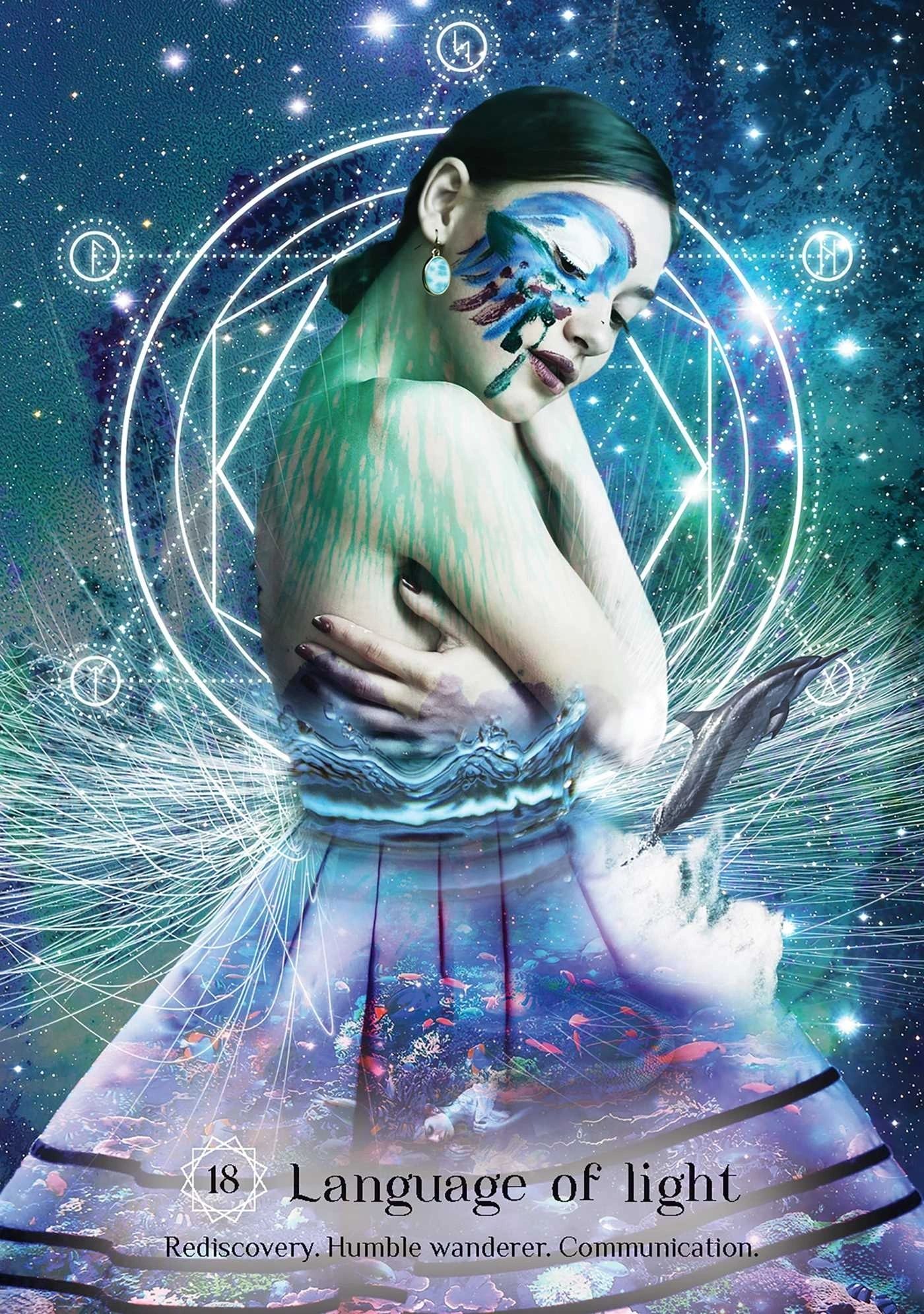 Sacred Light Oracle Ascension cards for the spiritual seeker Card or Card Deck