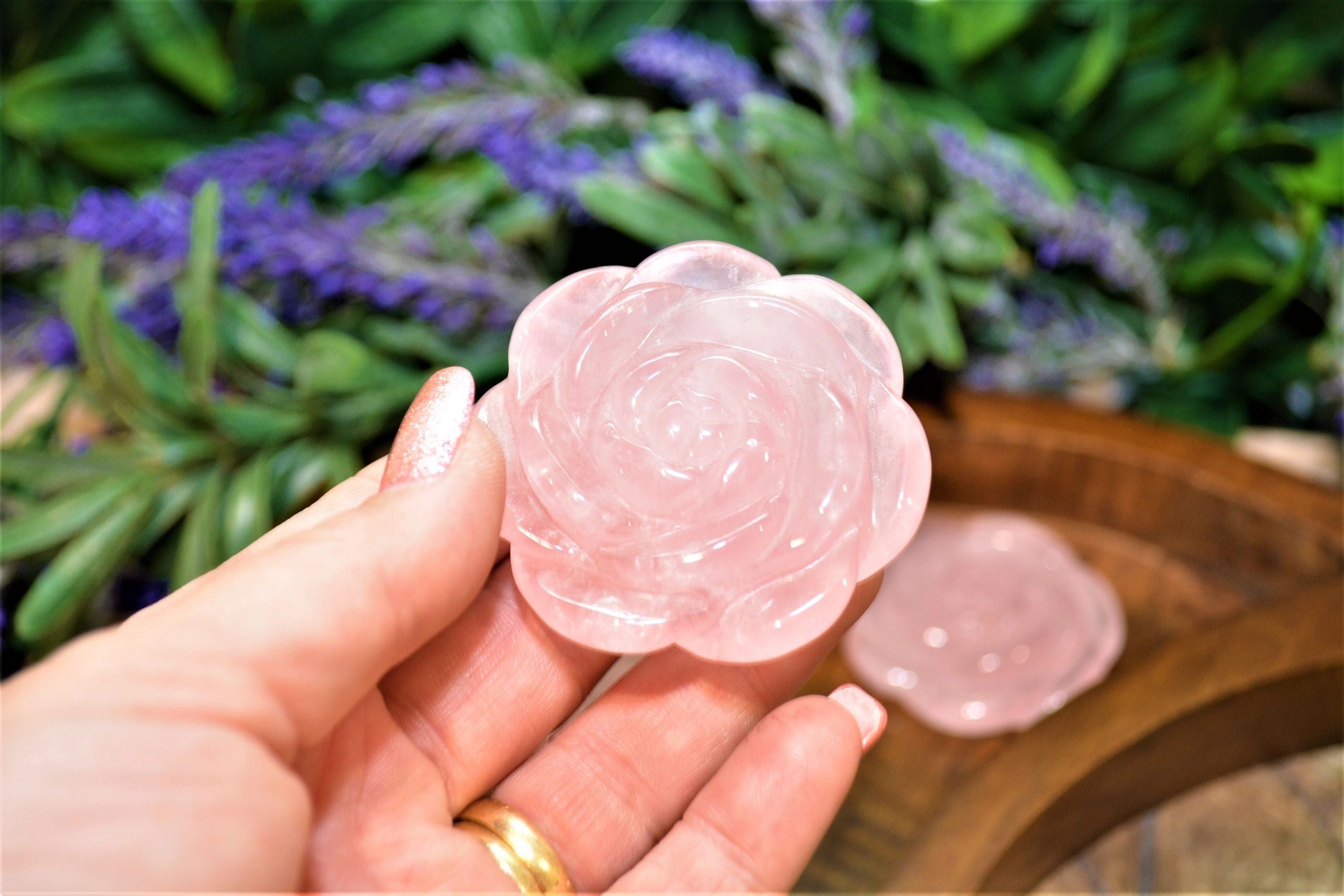 Rose Quartz Rose Flower