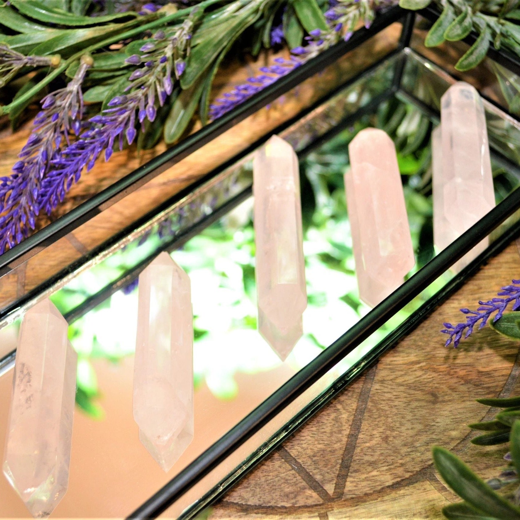 Rose Quartz Double Terminated Point