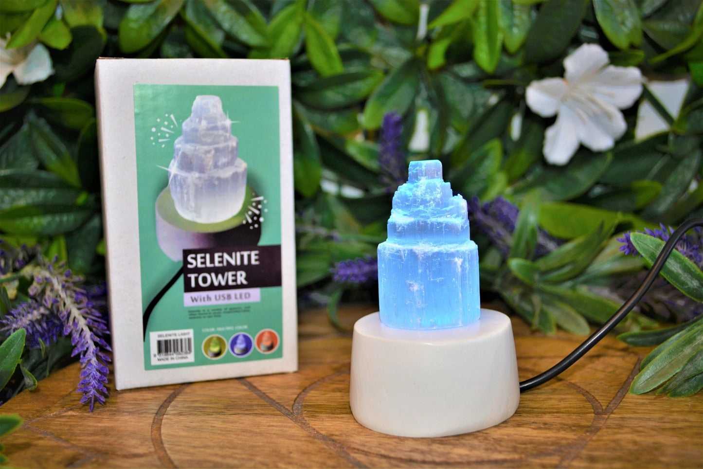 Selenite USB Led Light Tower