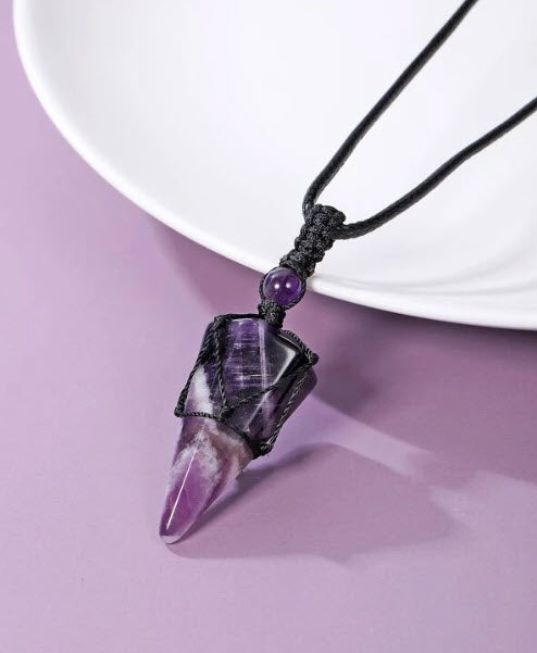 Amethyst Pendant Necklace