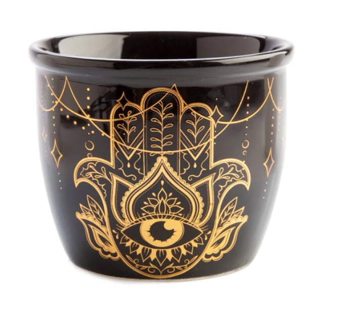 Wild Scents Hamsa Ceramic Smudge Bowl