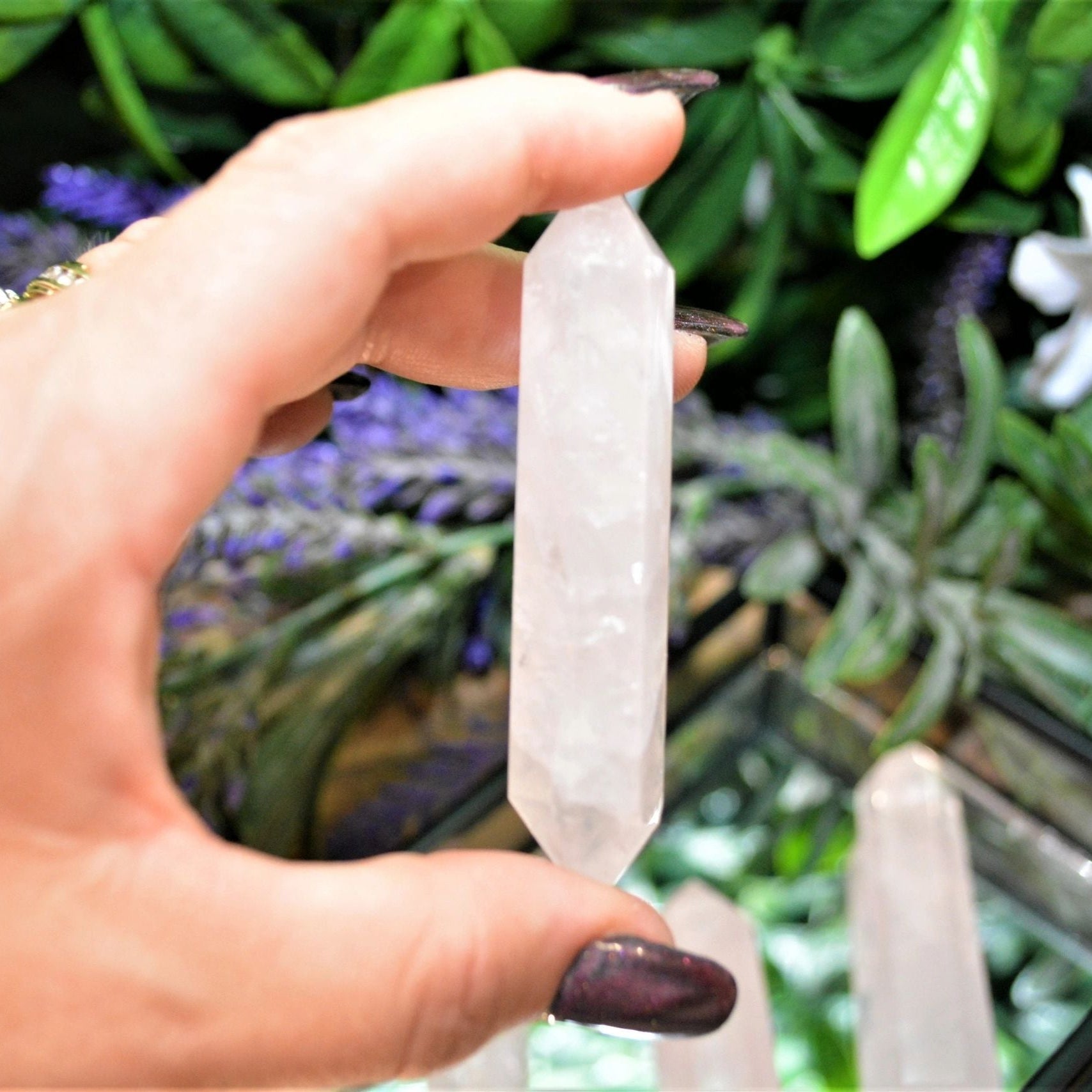 Rose Quartz Double Terminated Point