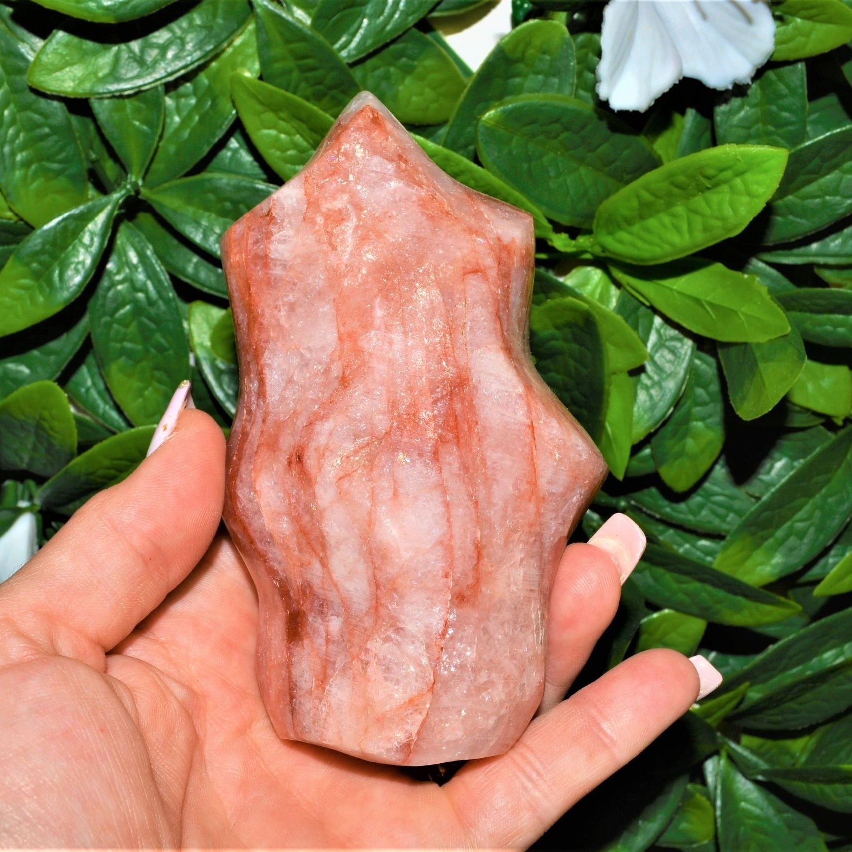 Fire Quartz (Hematoid Quartz) Crystal Flame