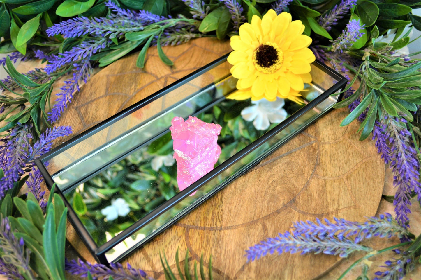Aura Quartz - Sunshine Yellow, Aqua, Purple & Pink