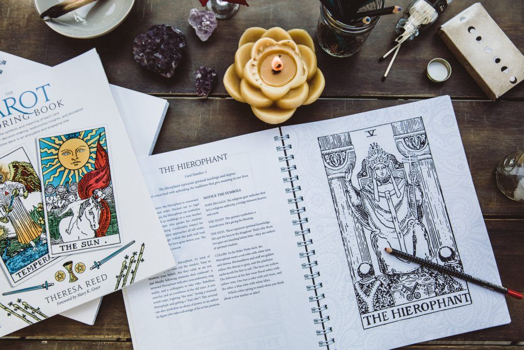 The Tarot Colouring Book