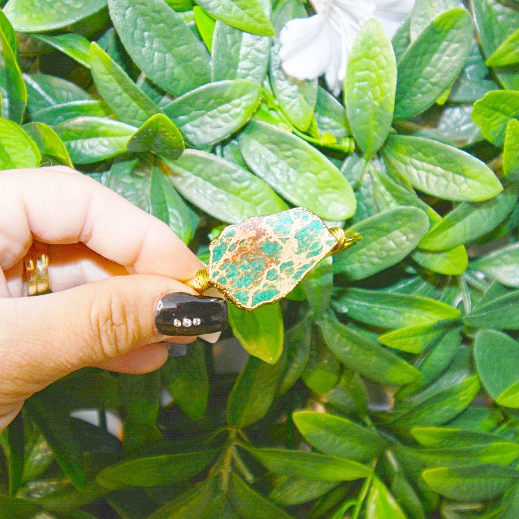 Jasper Bangle - Forest Green/Blue