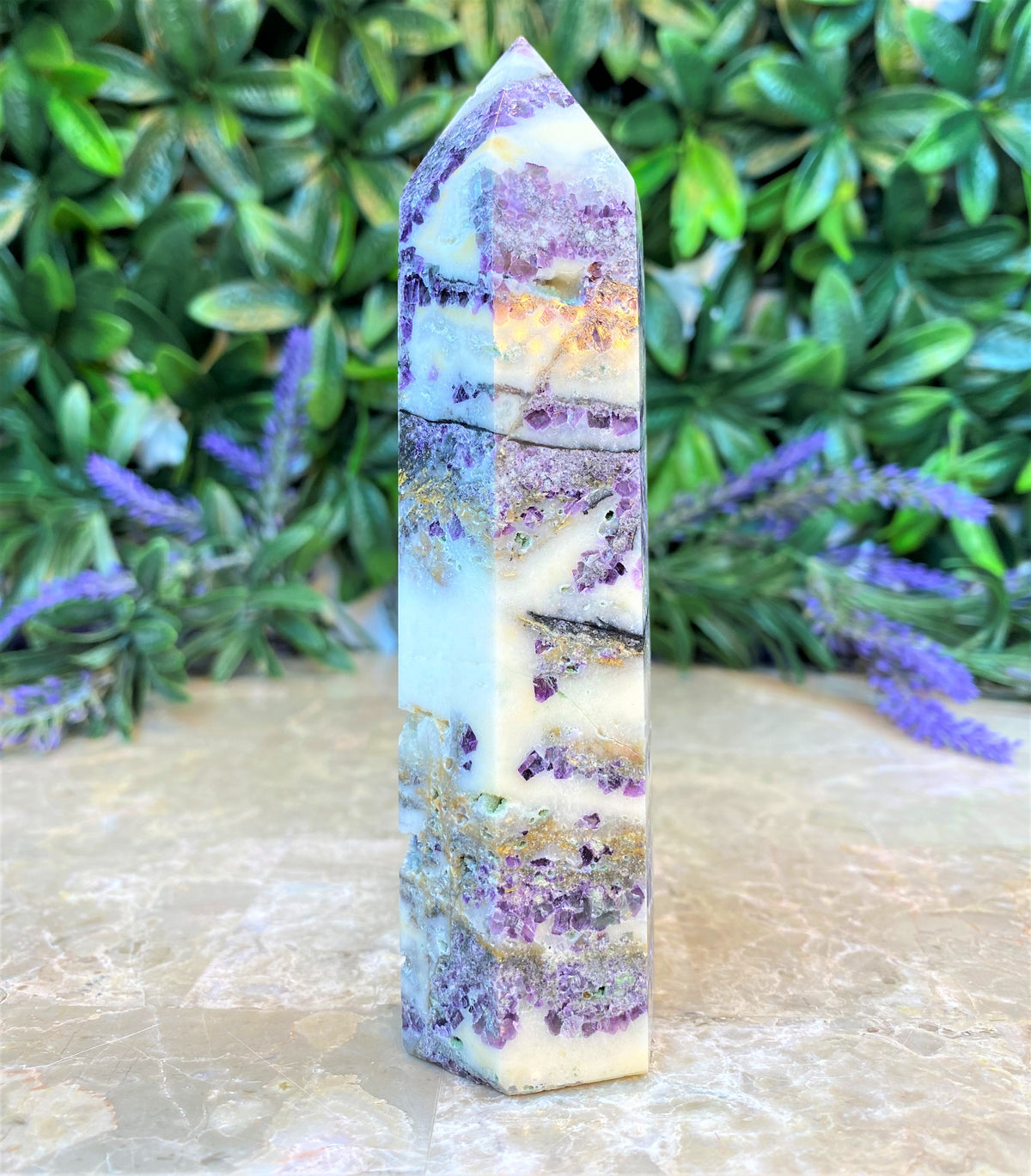 Purple Zebra Jasper Mosaic Generator