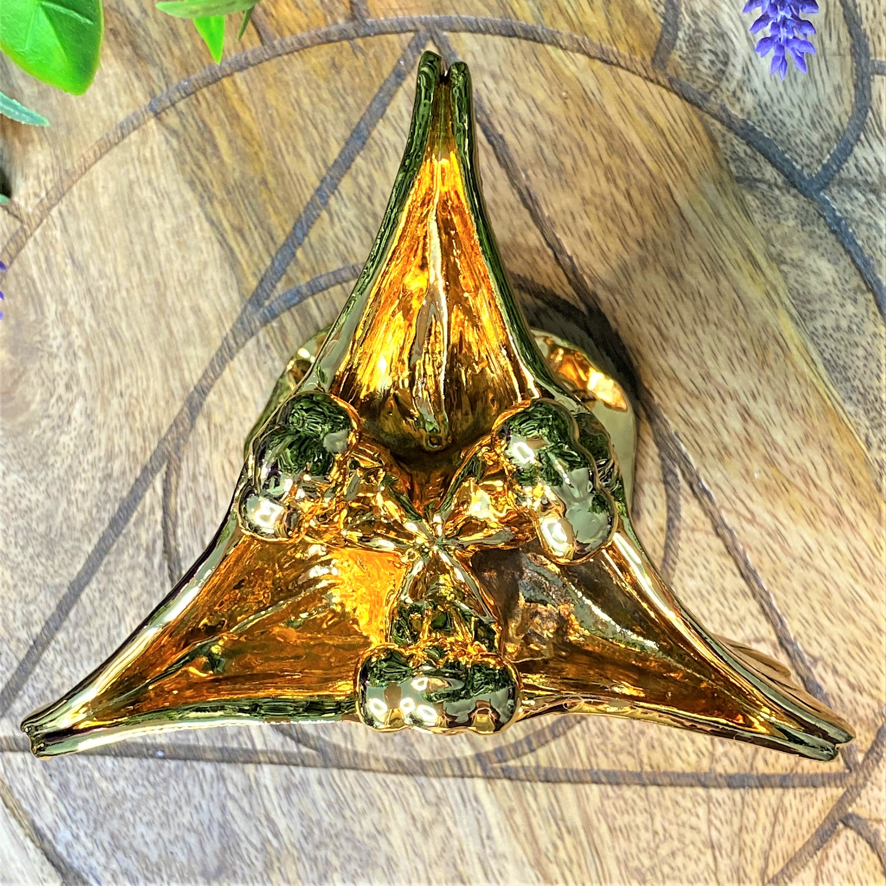 Dragonfly Golden Crystal Stand