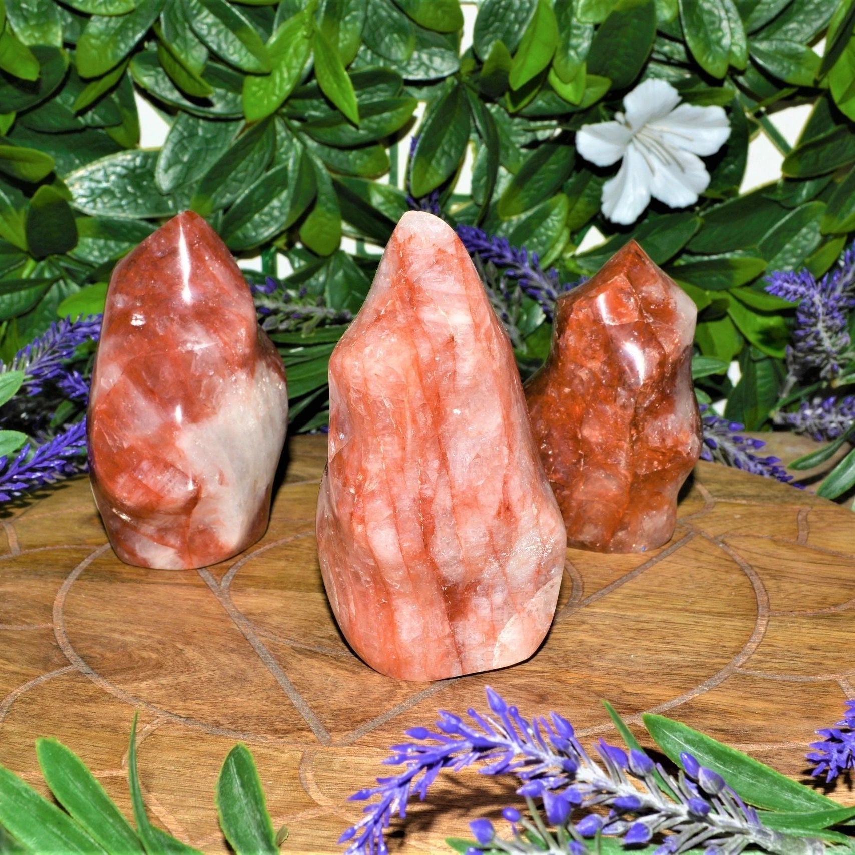 Fire Quartz (Hematoid Quartz) Crystal Flame