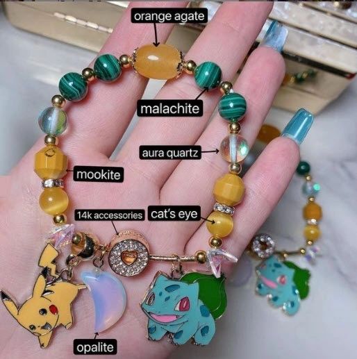 Pokemon Crystal Bracelet