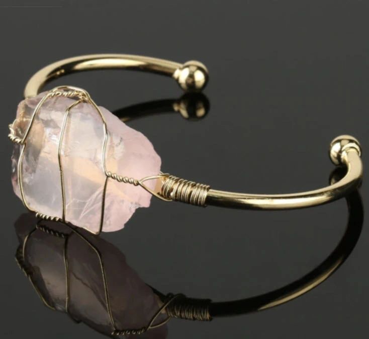 Rose Quartz Bangle