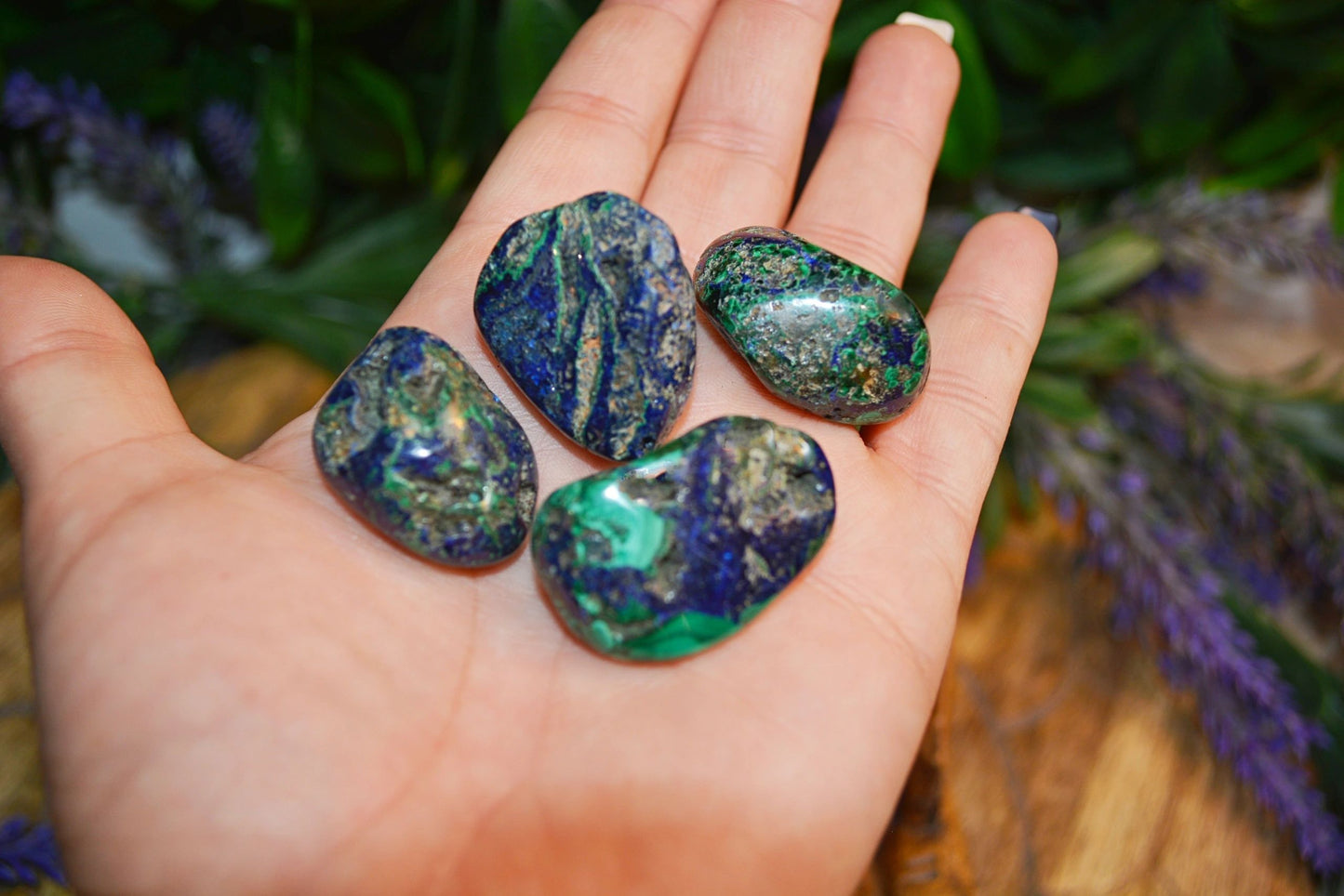 Azurite & Malachite Tumble Medium