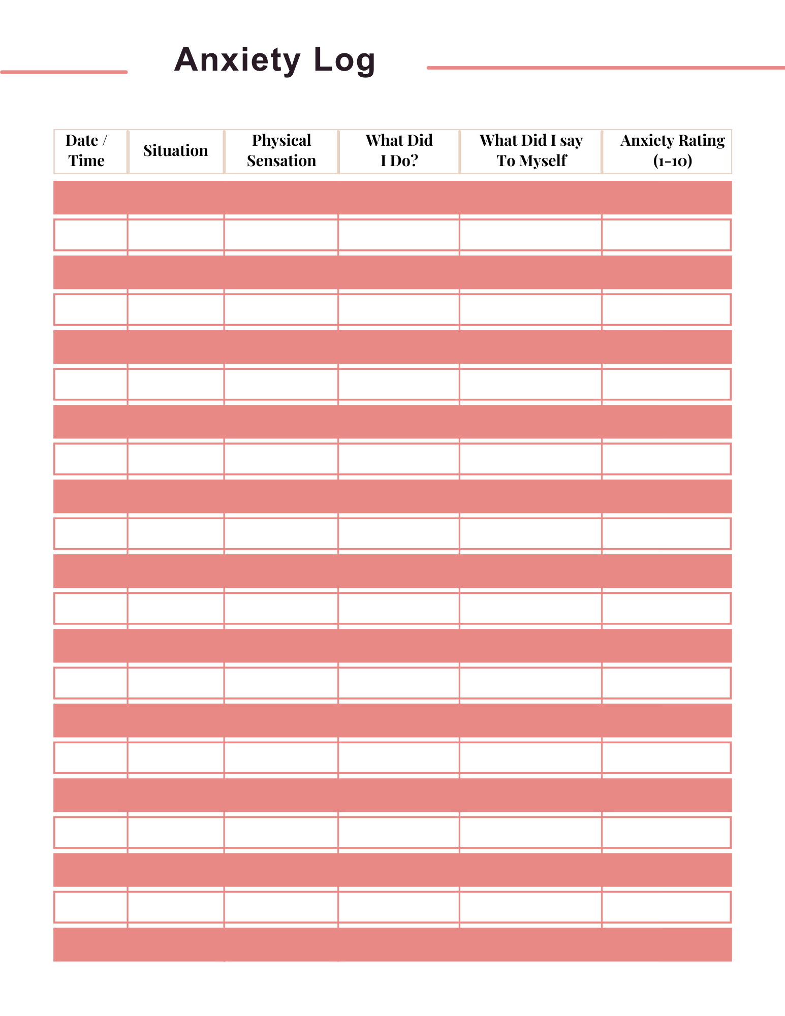 Stress Processing Journal