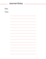 Stress Processing Journal