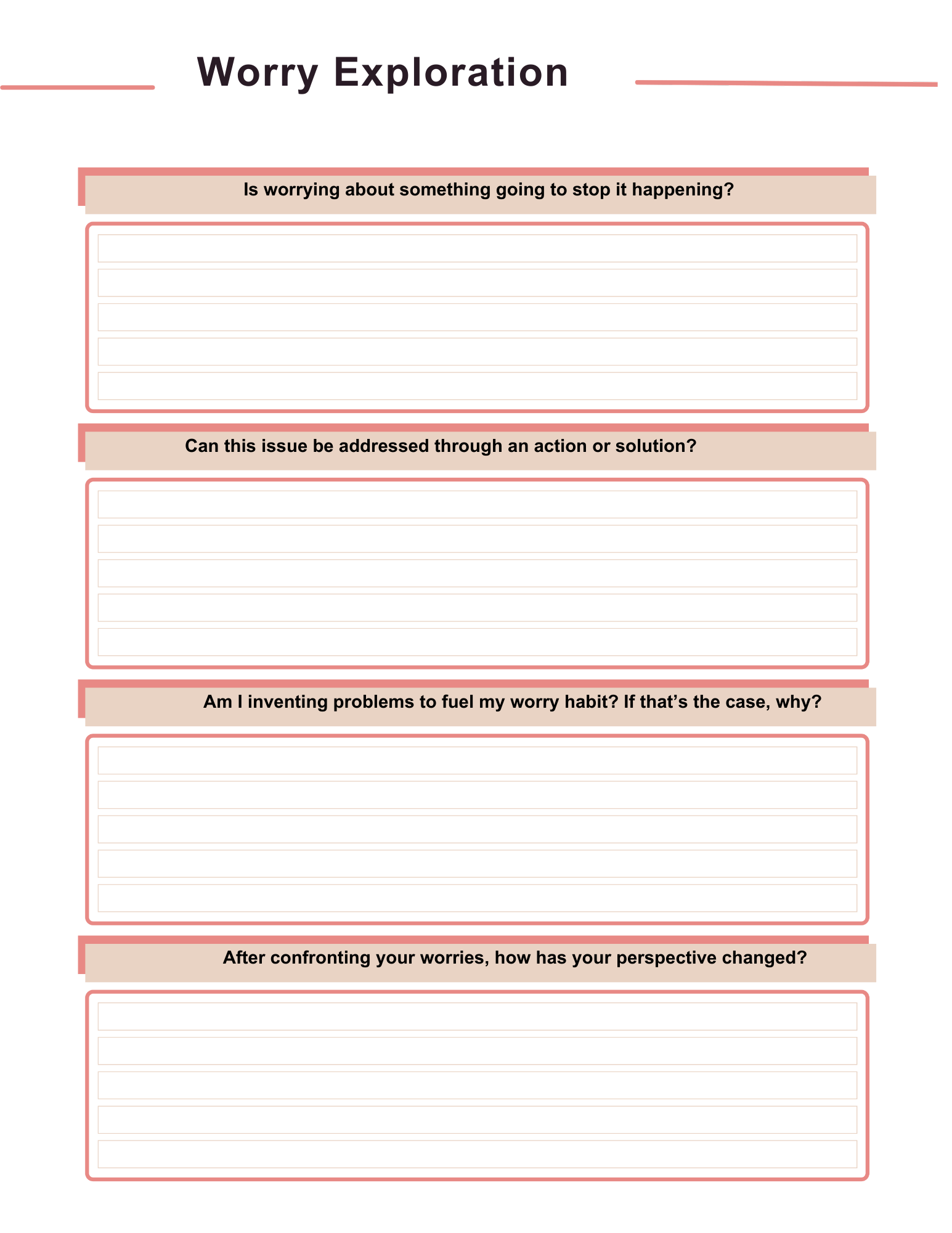 Stress Processing Journal