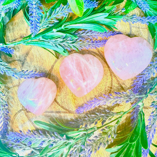 Rose Quartz Hearts