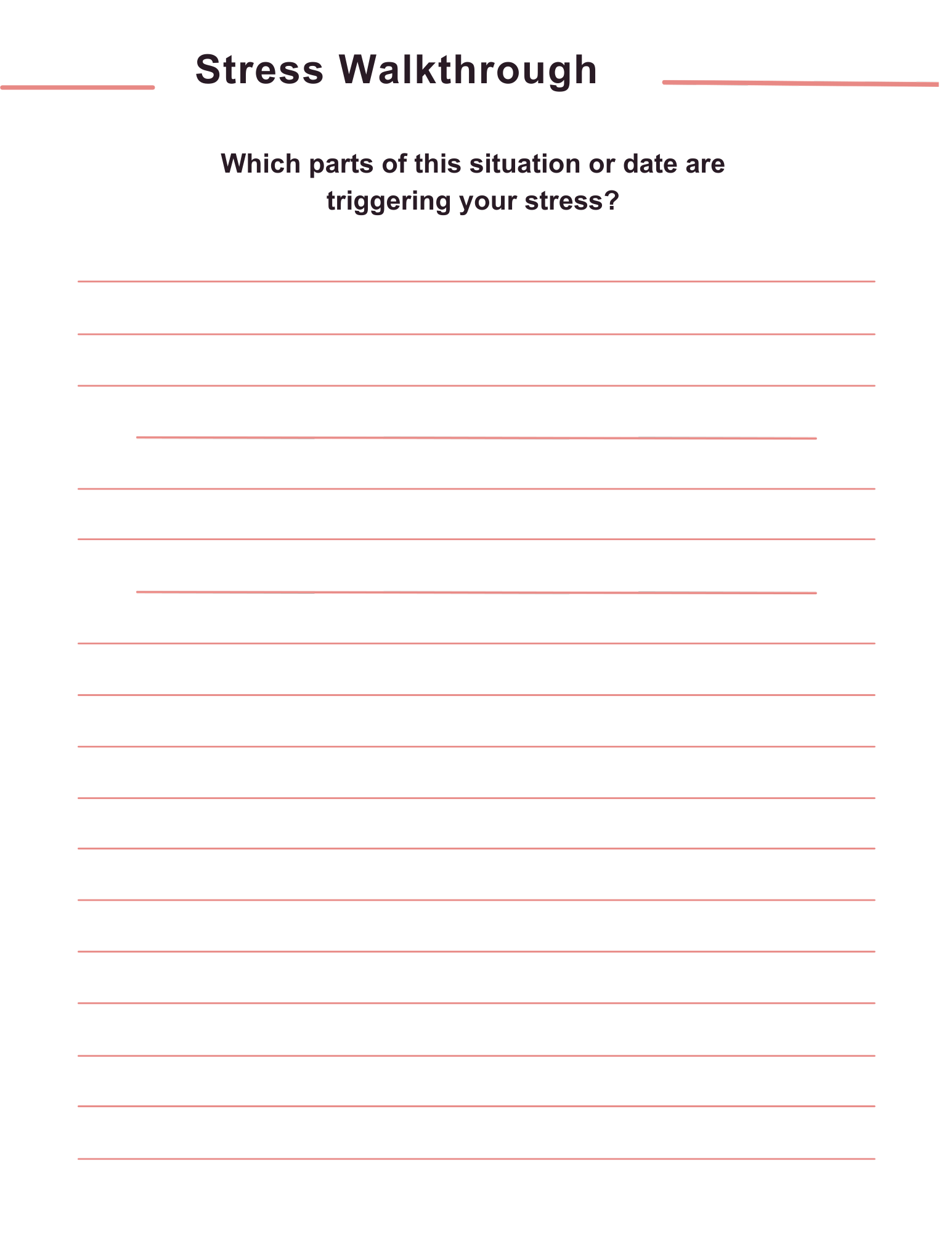 Stress Processing Journal