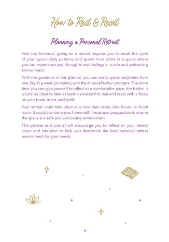 Sacred Rest & Reset Retreat Journal