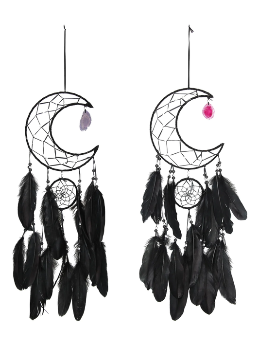 Agate Moon Dream Catcher