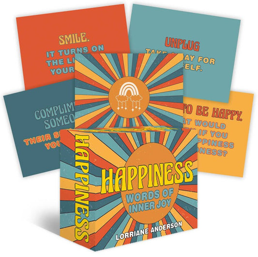 Happiness Words of Inner Joy cards