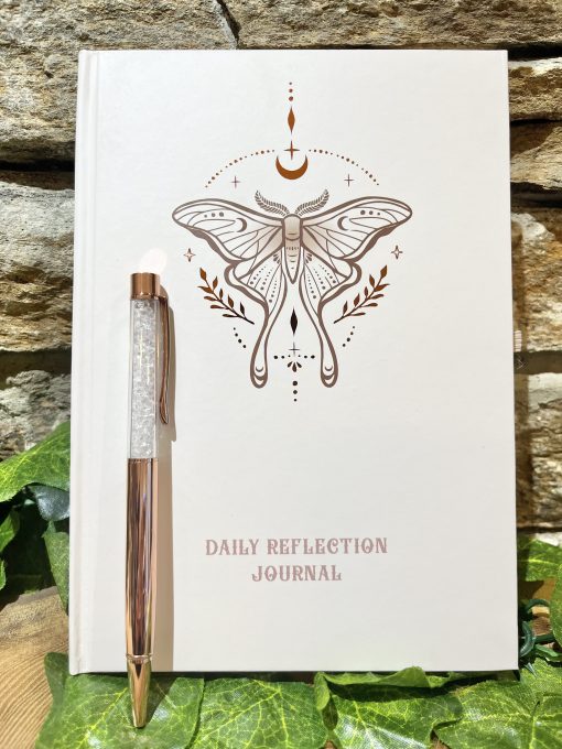 Daily Reflection Journal & Crystal Pen