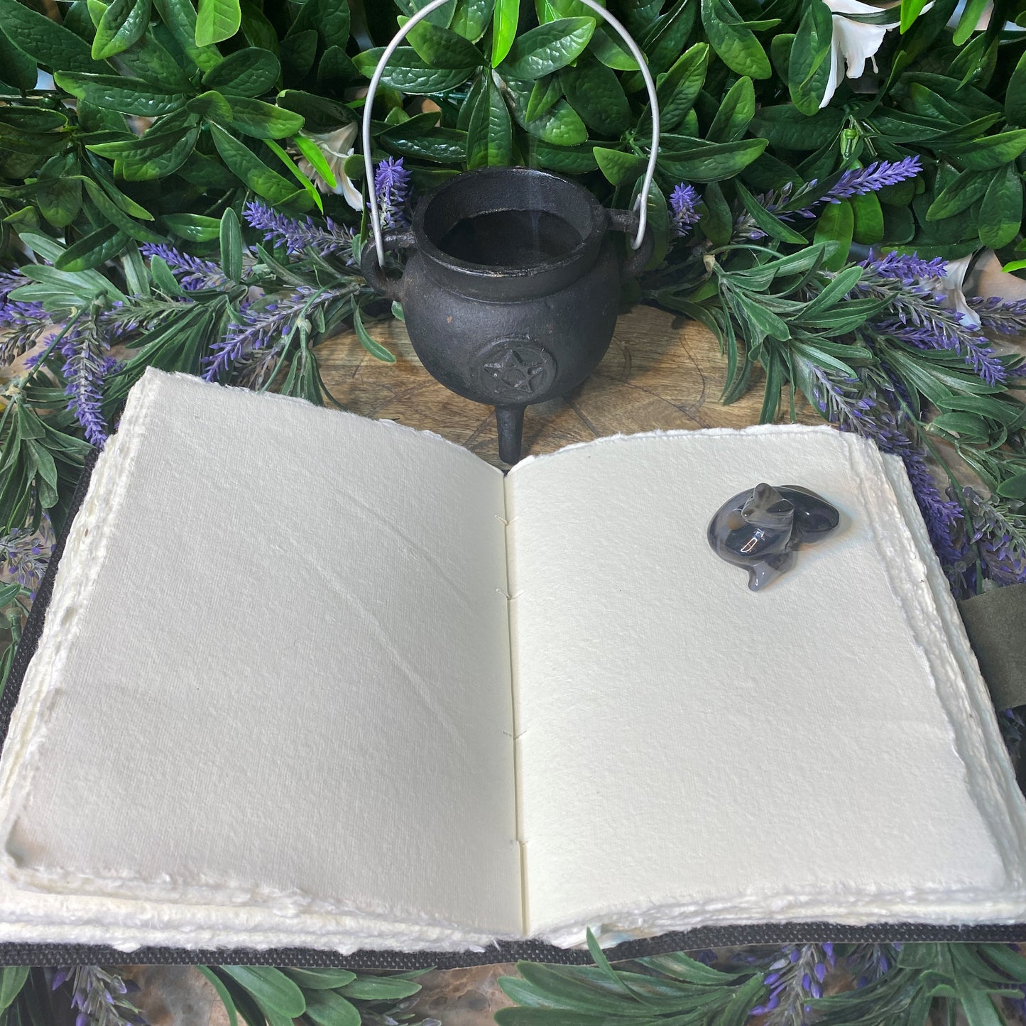 Pentagram Tree of  Life - Leather Journal