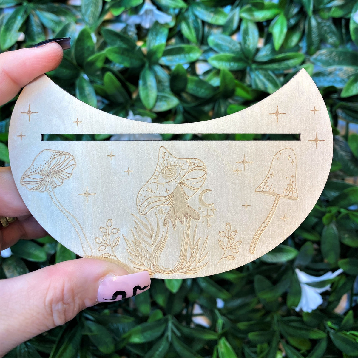 Mushroom Tarot & Oracle Card Display Stand