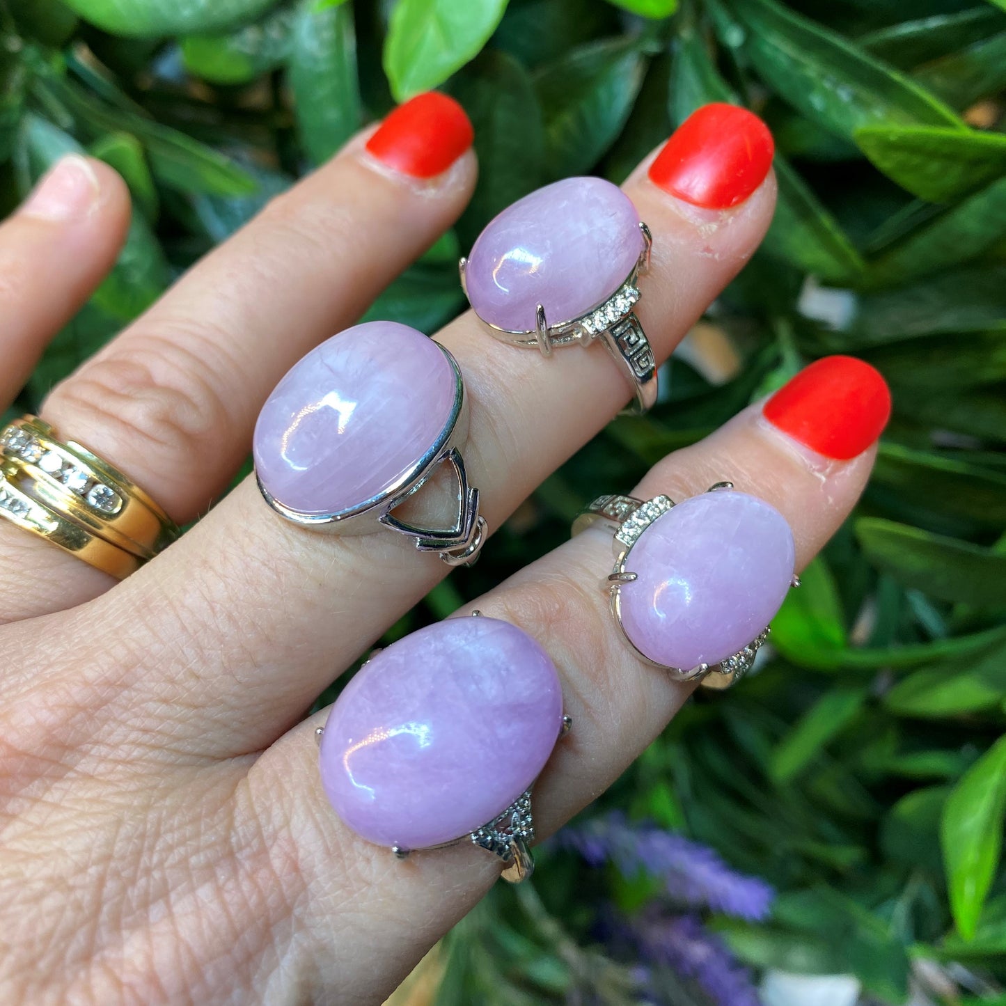 Kunzite Rings