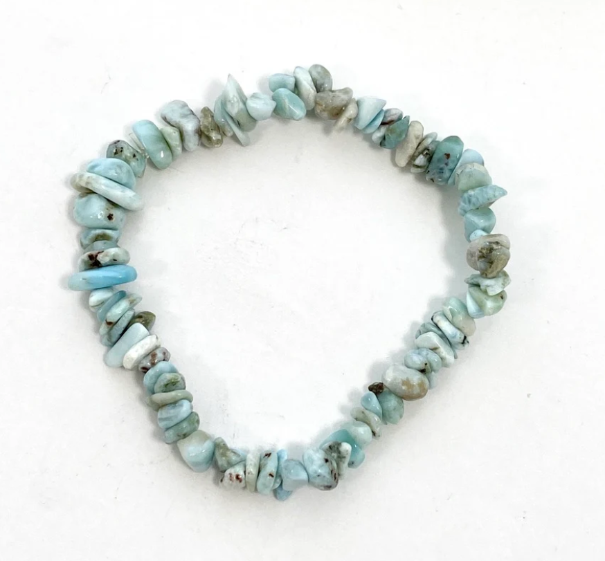 Larimar Chip Bracelet