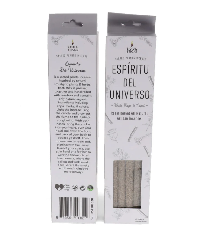 White Sage & Copal Resin Incense Soul Sticks