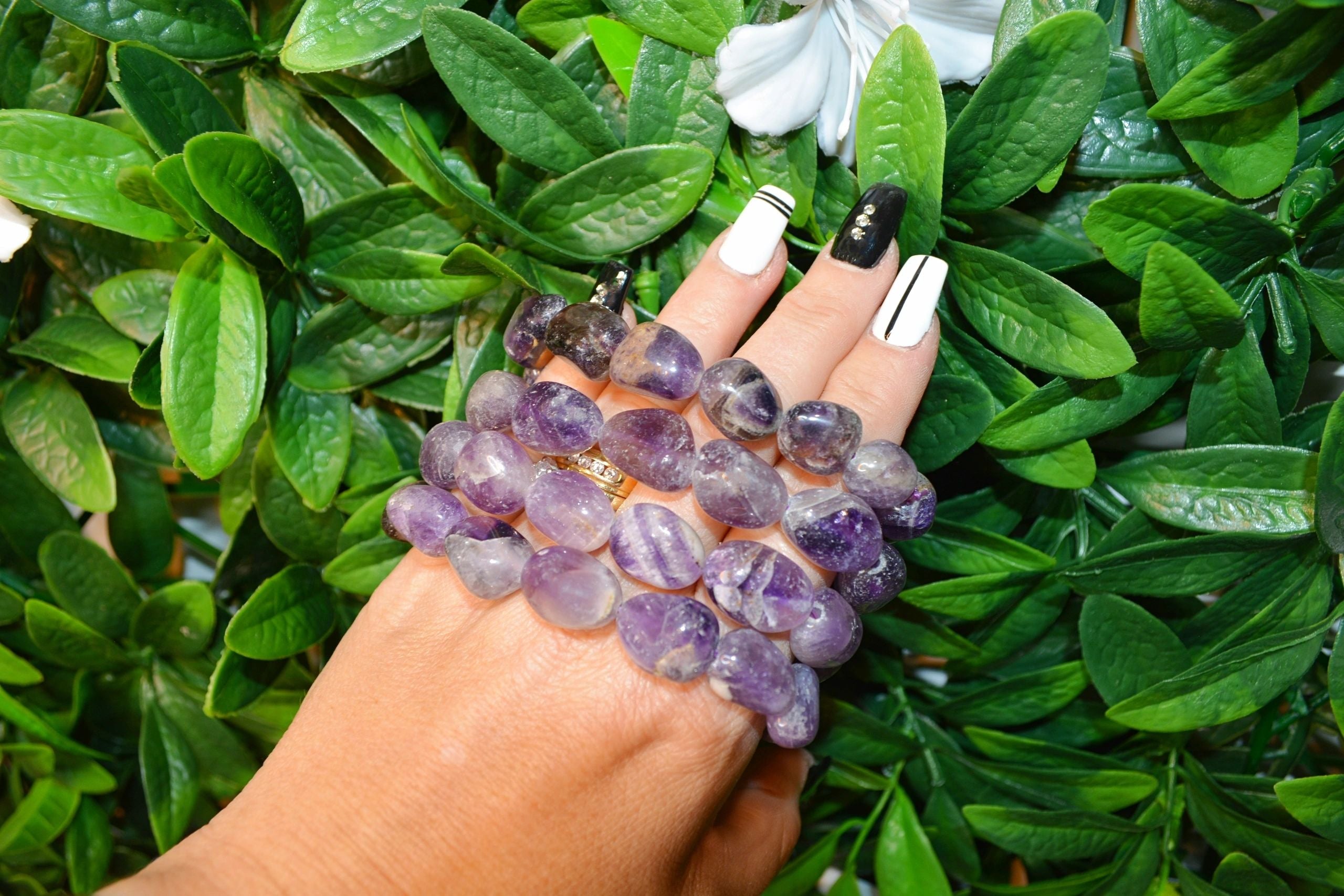Amethyst Chunky Tumble Bracelet