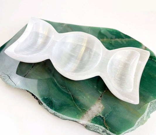 Selenite Goddess Bowl