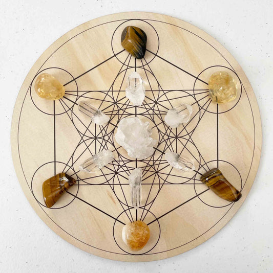 Metatron's Cube Crystal Grid